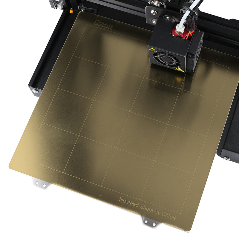 235*235mm Heated Bed Platform Hot Bed Steel Plate with B Side Magnetic Sticker + PEI Sheet for 3D Printer