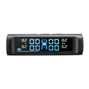 Car Solar Wireless TPMS Tire Pressure Monitor Built-in Models No Voice Alarm Colorful LCD Digital Displaying