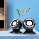 EZEEY Q8 3.5MM Audio Socket Mini Speaker Volume Control Subwoofer for Computer Phone