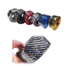 Car Stickers Carbon Fiber Red Rubber Door Sill Protector Edge Guard Strip