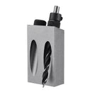 Drillpro Grey Pocket Hole Jig with Dowel Drill Set Woodworking Joint Tool Woodworking Guide Locator