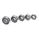 Machifit 10pcs I.D 6mm Double Rubber Shielded Miniature Deep Groove Ball Bearing MR106 MR116 MR126