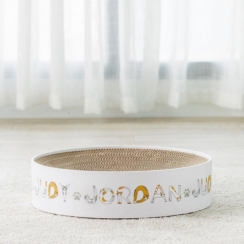 Jordan&Judy Round Cat Scratcher Diameter 410mm Multifunction Board Corrugated Paper Pet Toys Round Bed Mat From Xiaomi Youpin