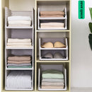 Foldable PP Storage Baskets Closet Clothing Laundry Toys Tubs Organizer Tidy Shelf
