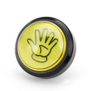 60MM 6CM Yellow Hand LED Push Button for Arcade Game Console Controller DIY Replacement