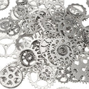 60-70Pcs Steampunk Altered Art Craft Cyberpunk Gear Wheels Decoration Part