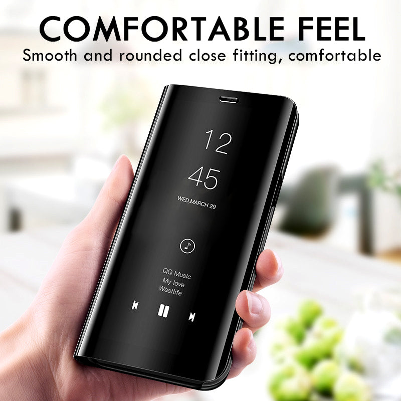 Bakeey Plating Mirror Window Shockproof Flip Full Cover Protective Case for Xiaomi Mi Note 10 / Xiaomi Mi Note 10 Pro