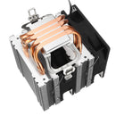 3 Pin Double Fans Four Heat Pipes Colorful LED Light CPU Cooling Fan Cooler Heatsink for AMD Intel