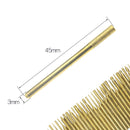 30pcs 3mm Titanium Diamond Grinding Head Grinder Drill Bit Abrasive Tool For Rotary Tool