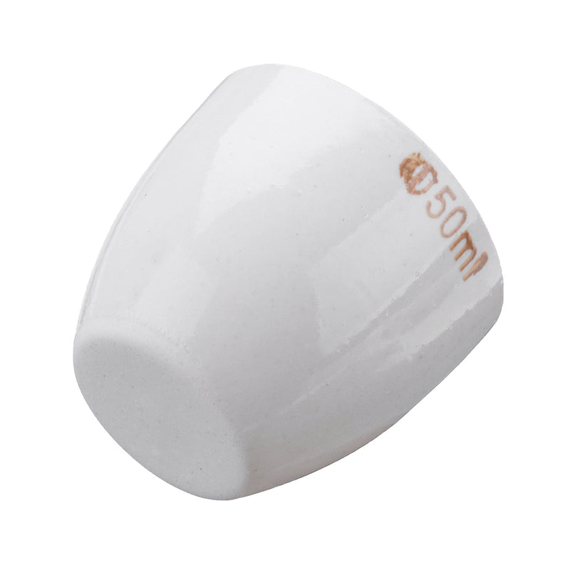 30/50ML Porcelain Crucible High Temperature Chemical Teaching Laboratory Equipment Lab Glassware Kit