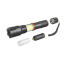 XANES 1615  T6 + COB 1000Lumens 5Modes Front & Side Lights Zoomable Tactical LED Flashlight with