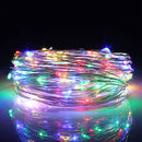 20M LED Silver Wire Fairy String Light Christmas Wedding Party Lamp 12V
