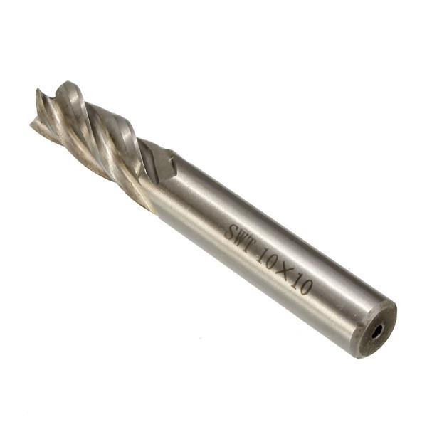 3pcs HSS Straight Shank End Mill Cutter 4 Flute End Mill Cutter 8/10/12mm CNC Tool