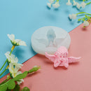3 Colors 4-Angels Silicone Mold Chocolate Candy Fondant Square Round Rectangle Baking Tools