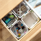 1 Piece Multi-function Cotton and Linen Desktop Storage Box Dressing Table Cosmetic Debris Sorting Box Desktop Organizer