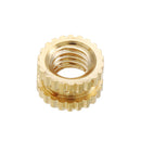 Suleve M3BN4 100pcs M3x3x5mm Metric Threaded Brass Knurl Round Insert Nuts