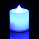 7 Color LED Monochrome Flash Candle Light Flicker Electronic Flameless