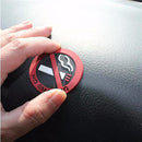 5pcs Rubber Adhesive Sticker Car Office Notice Warning Logo NO SMOKING Sign