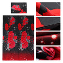 Cotton 3D Rose Bedding Sets Soft Duvet Cover Bedsheet Pillowcase Reactive Printed Bedclothes Queen Bed Linen