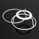 E27 9.5-40cm Circular Lampshade Frame Ring Set Lamp Light Shade DIY Kit