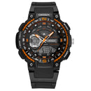OHSEN AD1705 Digital Watch Dual Display Multifunction LED Sport Swimming Men Watch