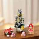 Mini Table Top Christmas Tree Ornament Multi-patterns Random Xmas Home Party Dinner Table Decor