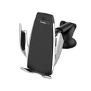 HOCO Intelligent Automatical Lock Qi Wireless 10W Fast Charge Car Holder Mount for Samsung Mobile Phone