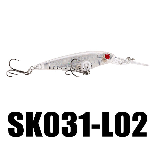 SeaKnight SK031 1PC 5.9g 60mm 1.2M Suspending Minnow Fishing Lure Minnow Hard Bait Hooks