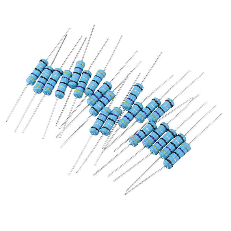 20pcs 2W 4.7R Metal Film Resistor Resistance 1% 4.7 ohm Resistor