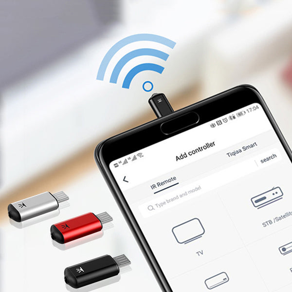 Baseus R03 Universal Remote Key Control for TV/Air Conditioner/Projectors Micro Type-C Jack Smart IR Remote Control for Xiaomi Huawei