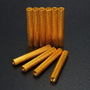 Suleve M3AS9 10Pcs M3 40mm Knurled Standoff Bolt Aluminum Alloy 6061 Anodized Spacer Multicolor