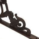 2323.52cm Wall Shelf Mount Bracket Cast Iron Support Mounted Supporter Home Garden Rusty