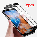 Enkay 2pcs 9H Anti-explosion Full Coverage Full Glue Tempered Glass Screen Protector for Xiaomi Redmi 7A