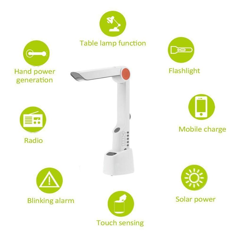 XANES MT02 Multi-function Eye Protection Lamp Signal Flashlight Radio Power Bank