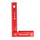 RED ARROW 150/200mm Metric Precision Woodworking Square Aluminum Alloy Wide Seat Scribing Tool L 90 Right Angle Ruler
