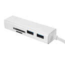 Bakeey 3 in 1 USB3.0 Type C SD TF Micro SD Card Reader USB Hub OTG Adapter For Phone Tablet Notebook