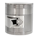 Multi Functional 63MM 2.48 Inch 4 layers CNC ZINC ALLOY Metal Herb Grinder Crusher Smoke Grinder