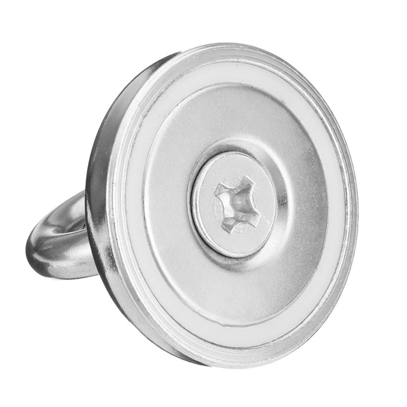 48mm 90KG Neodymium Recovery Magnet Metal Detector Treasure Hunting Fishing Sucker