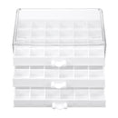 72 Grids Nail Tips Empty Nail Art Tools Storage Box Display Stand Jewelry Box