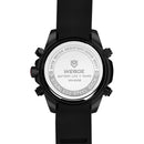 WEIDE 6406 Dual Display Digital Watch Calendar Alarm Luminous Watch Black Case Men Sport Watch