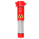 6in1 Car Glass Window Hammers Seat Belt Cutter Flashlight Alarm Emergency Escape Tools