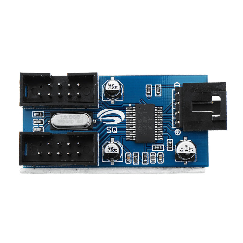 9Pin USB Header Male 1 to 2 Female Extension Splitter Cable 9 Port Multiplier Board