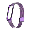 Metal Wave Style Watch Strap Replacement Watch Band for Xiaomi Miband 4
