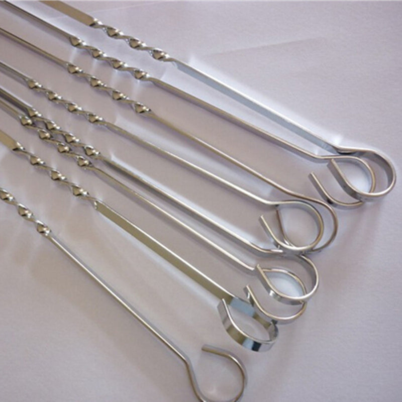 10pcs Stainless Steel BBQ Grill Tools Set Outdoor Barbecue Grilling Accessories Kit