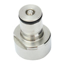 G5/8 Stainless Steel Carbonation Cap Adapter for Home Brew Beer Soda