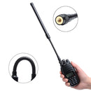 AR-148 Gooseneck Army Tactical VHF UHF Dual Band SMA Male Antenna for VX-6R Baofeng WOUXUN TYT Walkie Talkie