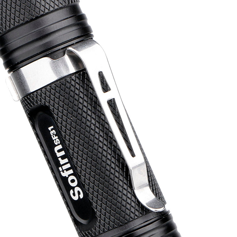 Sofirn SF31 XM-L2 1000LM 5 Mode Mini Powerful LED EDC Flashlight 18650 Flashlight LED Torch Pocket Light Penlight Camping Cycling