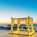 3M*3M 304 LED String Fairy Light White Warm White Window Curtain Party Wedding Decor EU Plug AC220V