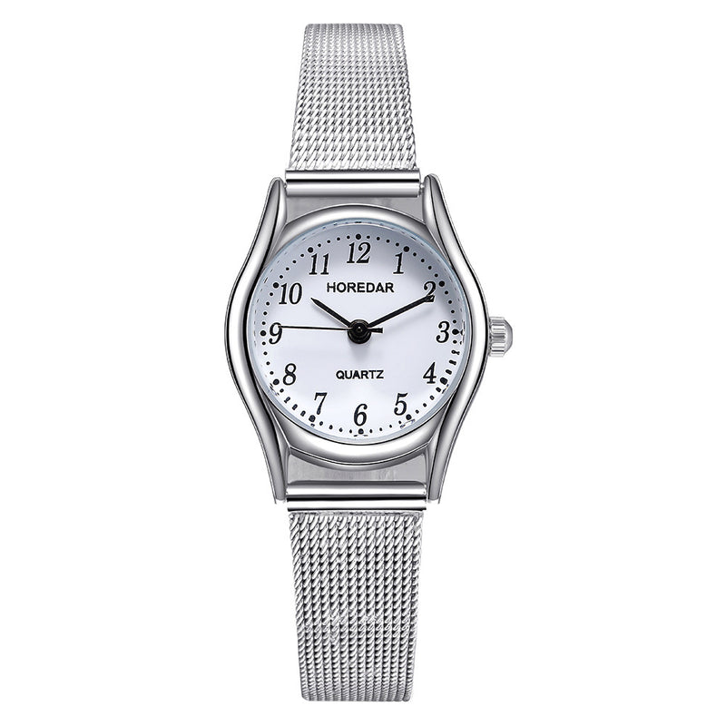 HOREDAR 3079 Full Steel Small Dial Women Wrist Watch Elegant Design Quartz Watches