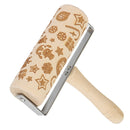 Merry Christmas Wooden Print Rolling Pin Christmas Decorations Dessert Tools